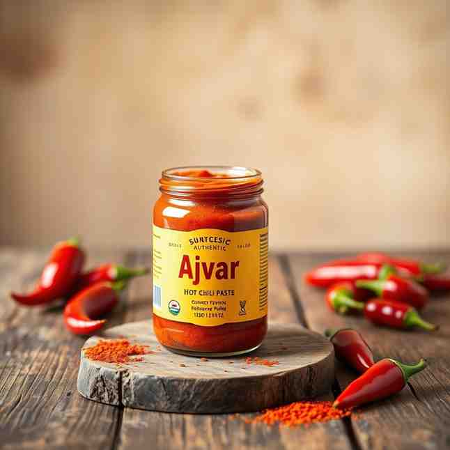 Authentic Ajvar - Hot Chili Paste